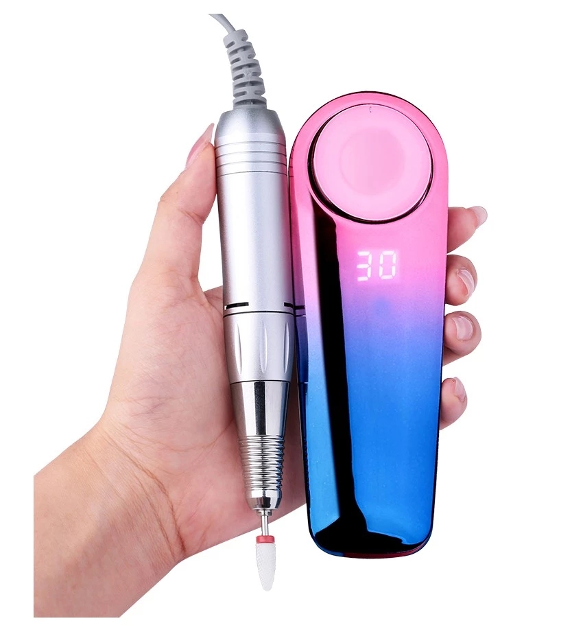 30000RPM nail drill portable E-file wiht battery wireless nail drill