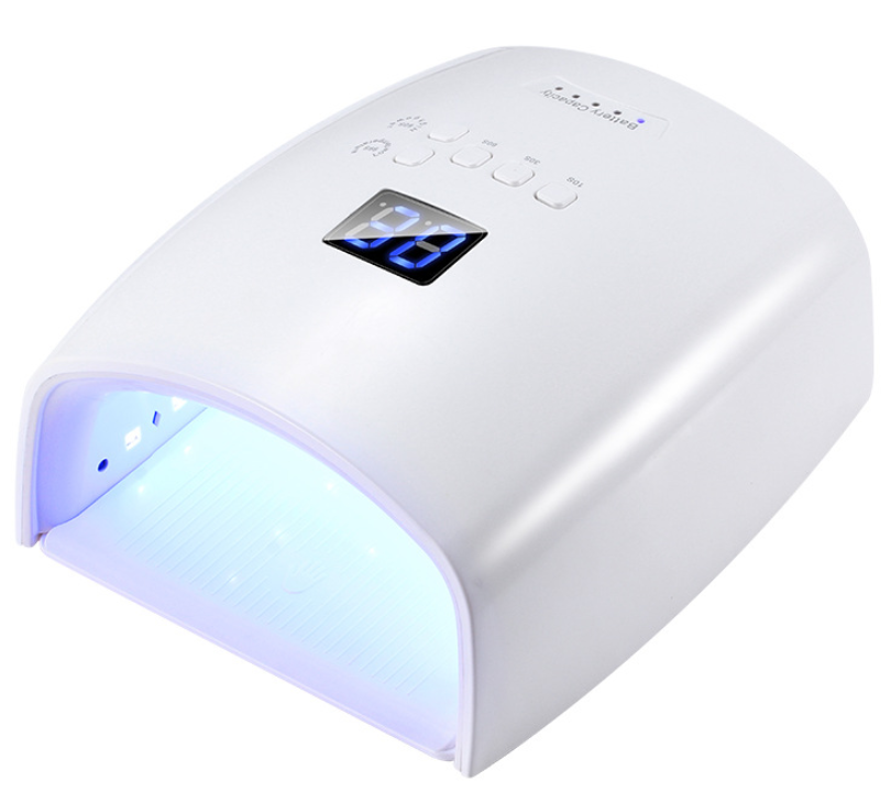 Built-in Battery Nail UV Lamp 66W Wireless Gel Polish Dryer