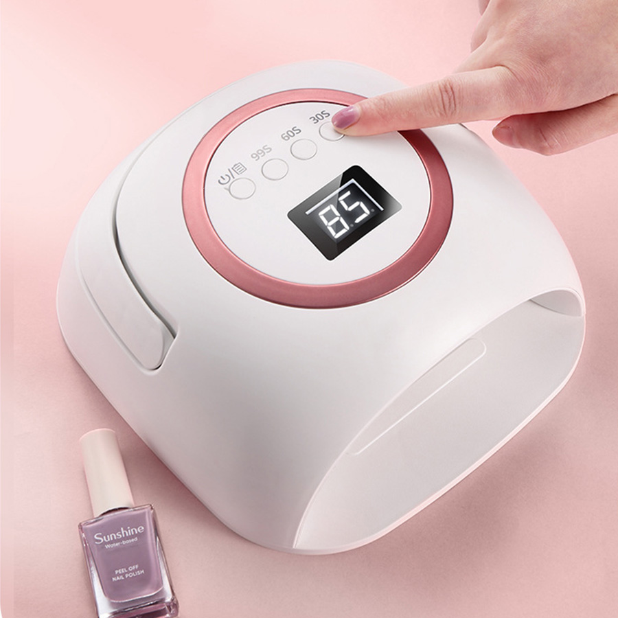 cordless uv led nail lamp 72w rechargeable nail dry
